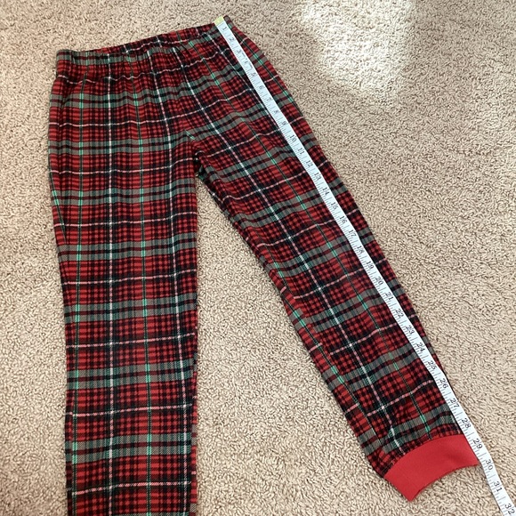 3/$15 🛍️ Cat & Jack red green plaid Christmas holiday pajama pants girls M 7/8 - Picture 4 of 6
